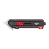 Universalmesser WEDO 78 822 Schwarz Rot Abbrechklinge 50 mm 175 mm