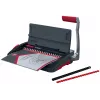 GBC CombBind® CB12 manuelle Bindemaschine, Kammbindegerät, manuell, 165 Blatt, Schwarz, Rot