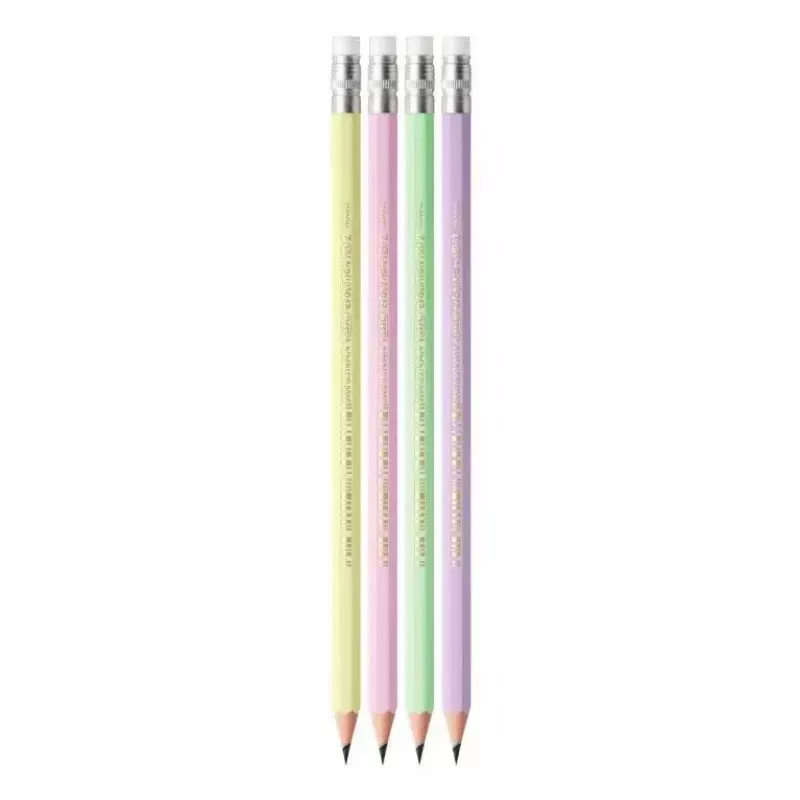 Bleistiftset TEKA BIC Evolution HB, sechseckige Holzstifte, 12er-Pack, farbig sortiert