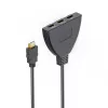 Hama 00205101 HDMI-Kabel 0,55 m HDMI Typ A (Standard) 3 x HDMI Typ A (Standard) Schwarz