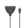 Hama 00205101 HDMI-Kabel 0,55 m HDMI Typ A (Standard) 3 x HDMI Typ A (Standard) Schwarz