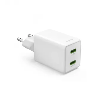 Hama 00201989 mobiles Ladegerät Headset, Laptop, Powerbank, Smartphone, Tablet Weiß AC Schnellladen Innenbereich