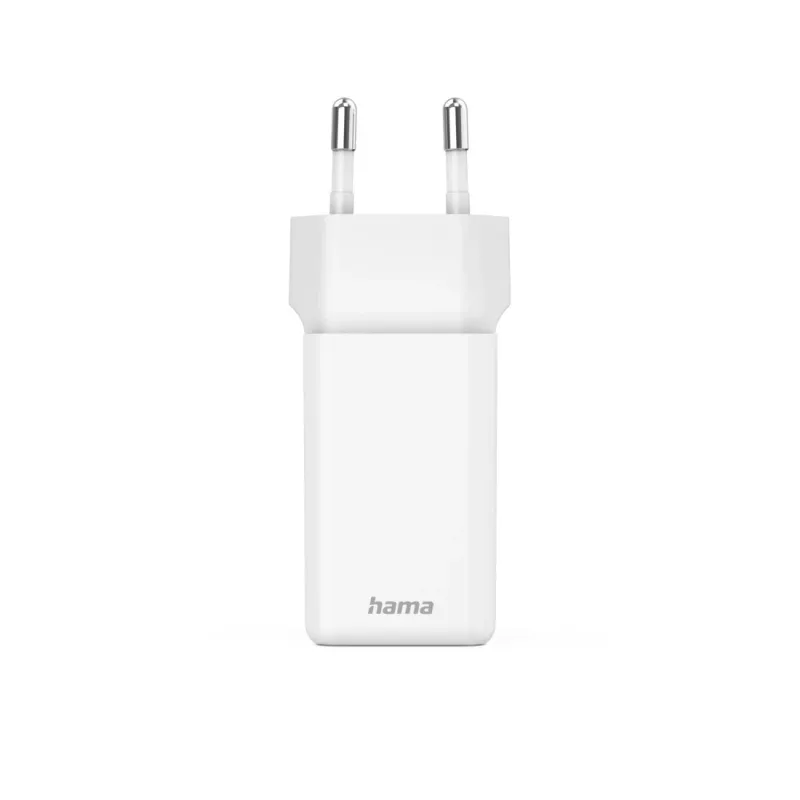 Hama 00201989 mobiles Ladegerät Headset, Laptop, Powerbank, Smartphone, Tablet Weiß AC Schnellladen Innenbereich