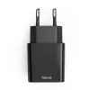 Hama 00201959 mobiles Ladegerät Headset, Powerbank, Smartphone, Tablet Schwarz AC Schnellladung Indoor