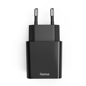 Hama 00201959 mobiles Ladegerät Headset, Powerbank, Smartphone, Tablet Schwarz AC Schnellladung Indoor