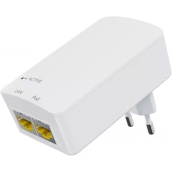 PoE-Injektor MicroConnect MC-POEINJ-EU — Single-Port Power over Ethernet Injektor