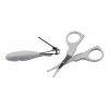 Nagelschere/-knipser Olympia BS 869 weiß — kompaktes Manikürewerkzeug, Verpackung 119×17×209 mm