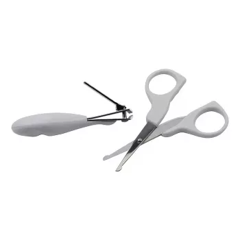 Nagelschere/-knipser Olympia BS 869 weiß — kompaktes Manikürewerkzeug, Verpackung 119×17×209 mm