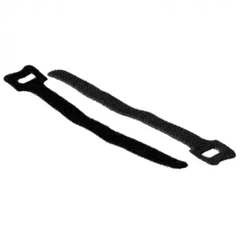 ACT Klett-Kabelbinder 12/150 mm, Klett-Kabelbinder, Nylon, Polypropylen (PP), Schwarz, 150 mm, 12 mm, 20 Stk.