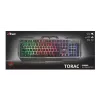 Gaming-Tastatur Trust GXT 856 Torac USB QWERTZ Deutsch Schwarz RGB LED