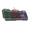 Gaming-Tastatur Trust GXT 856 Torac USB QWERTZ Deutsch Schwarz RGB LED