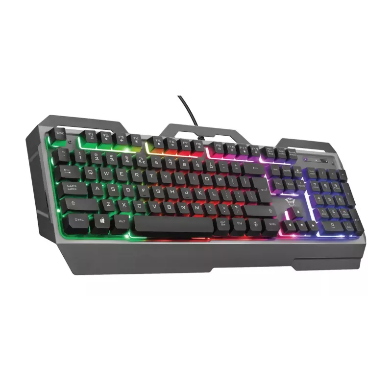 Gaming-Tastatur Trust GXT 856 Torac USB QWERTZ Deutsch Schwarz RGB LED