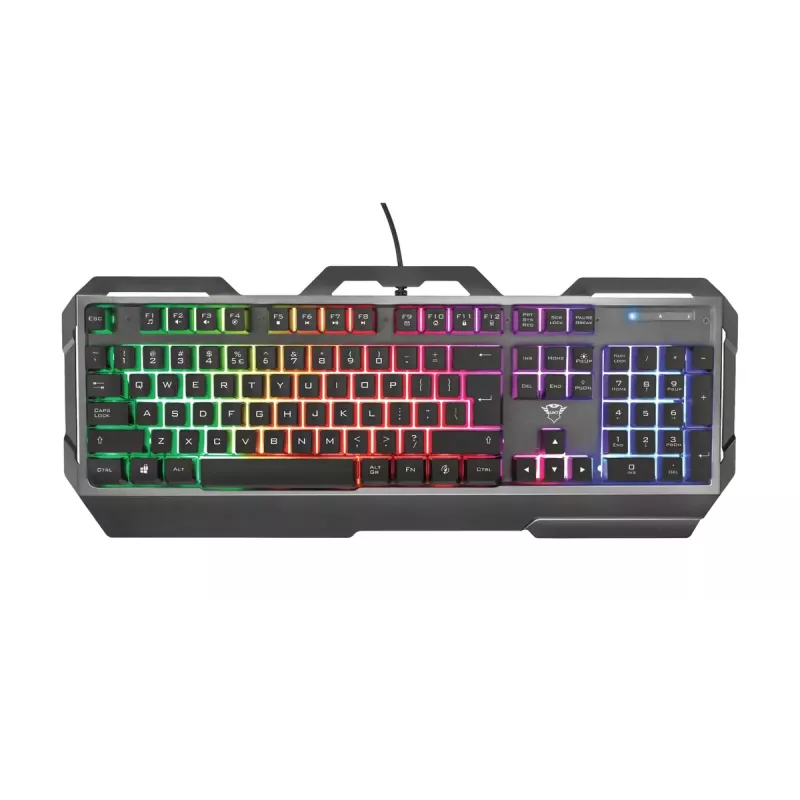Gaming-Tastatur Trust GXT 856 Torac USB QWERTZ Deutsch Schwarz RGB LED