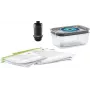 Bosch MSZV6FS1 Lebensmittel-Aufbewahrungsbehälter rechteckig Set 1 L Schwarz, Grün, Grau, Transparent