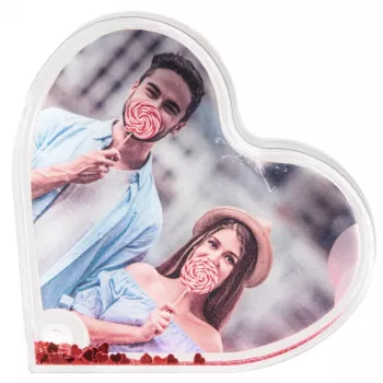 Hama Heart Einzelbilderrahmen Rot, Transparent