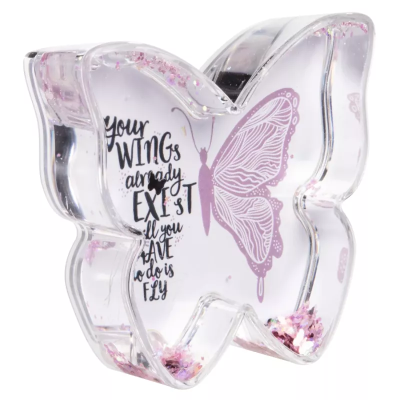 Hama Butterfly Einzelbilderrahmen Pink, Transparent