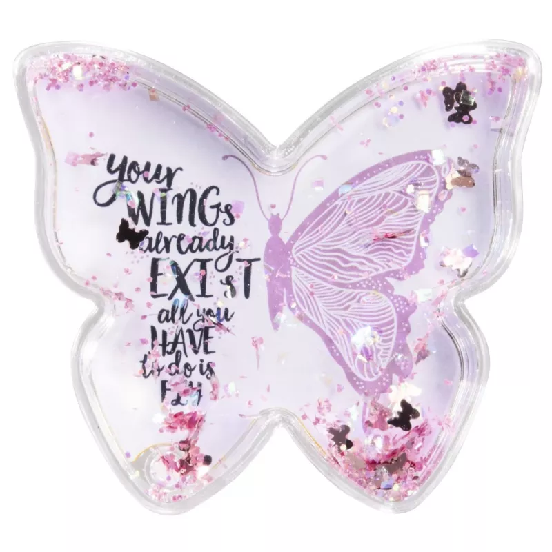 Hama Butterfly Einzelbilderrahmen Pink, Transparent