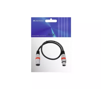 Audiokabel Omnitronic 30220401 0,5 m XLR 3-polig Schwarz