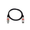 Audiokabel Omnitronic 30220406 1m XLR 3-polig Schwarz