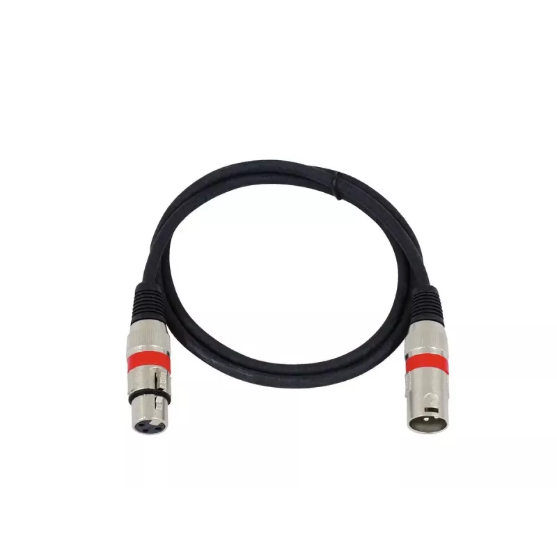 Audiokabel Omnitronic 30220406 1m XLR 3-polig Schwarz