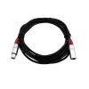 Audiokabel XLR 3-polig Omnitronic 3022050R 5m Schwarz