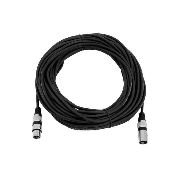 Audiokabel Omnitronic 3022058N 20 m XLR (3-polig) Schwarz
