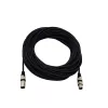 Audiokabel Omnitronic 30220590 25m XLR 3-polig Schwarz