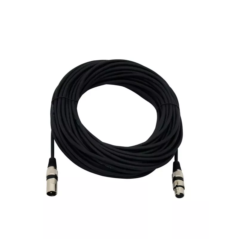 Audiokabel Omnitronic 30220590 25m XLR 3-polig Schwarz