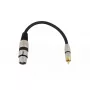 Audiokabel XLR (3-polig) RCA Omnitronic 3022075J 0,15 m Schwarz