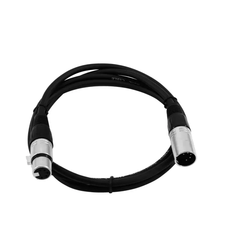 Audiokabel Omnitronic 30220761 0,5 m XLR 5-polig Schwarz