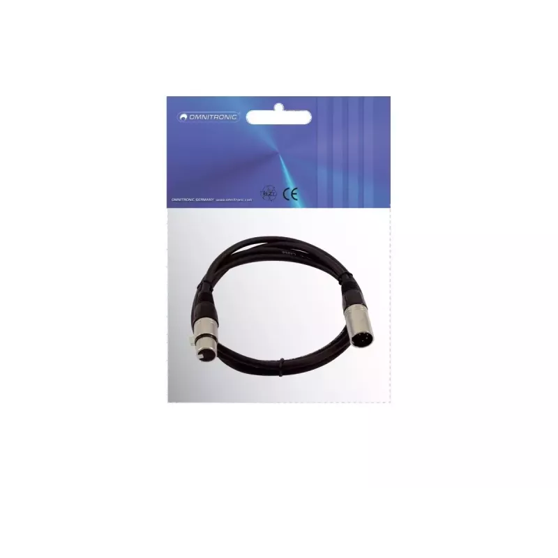 Audiokabel XLR 5-polig Omnitronic 30220765