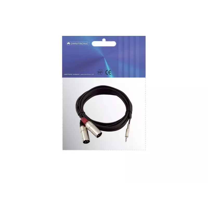 Audiokabel 3m Omnitronic 30225157