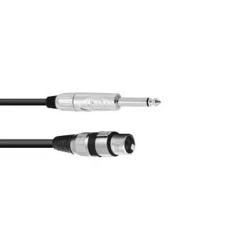 Audiokabel 2m Omnitronic 3022516M XLR 3-polig 6,35mm Schwarz