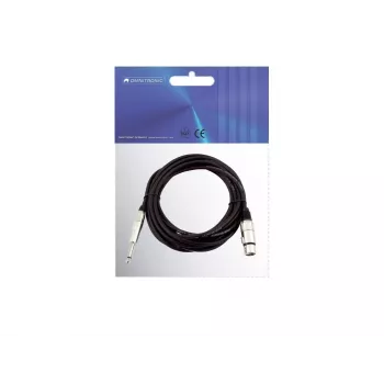 Audiokabel Omnitronic 30225170 5m XLR 3-polig 6,35mm Schwarz
