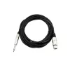 Audiokabel Omnitronic 30225170 5m XLR 3-polig 6,35mm Schwarz