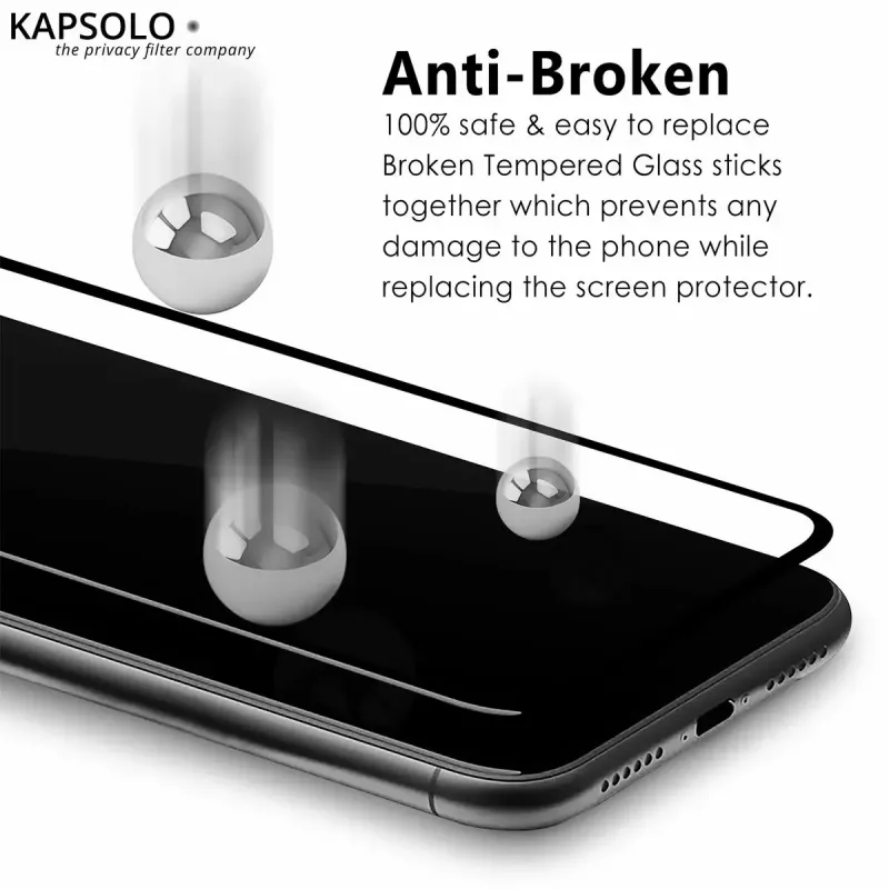 Tempered Glass KAPSOLO iPhone X