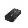 USB-Hub HAMA 00200123 — 7-Port USB 2.0-Hub, 480 Mbit/s, schwarz, 1,1 m Kabel