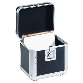 Hardcase Roadinger 30110035 für Schallplatten Sperrholz Schwarz Silber