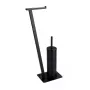 Toilettenbürste & Halter WENKO 24395100 Schwarz Edelstahl