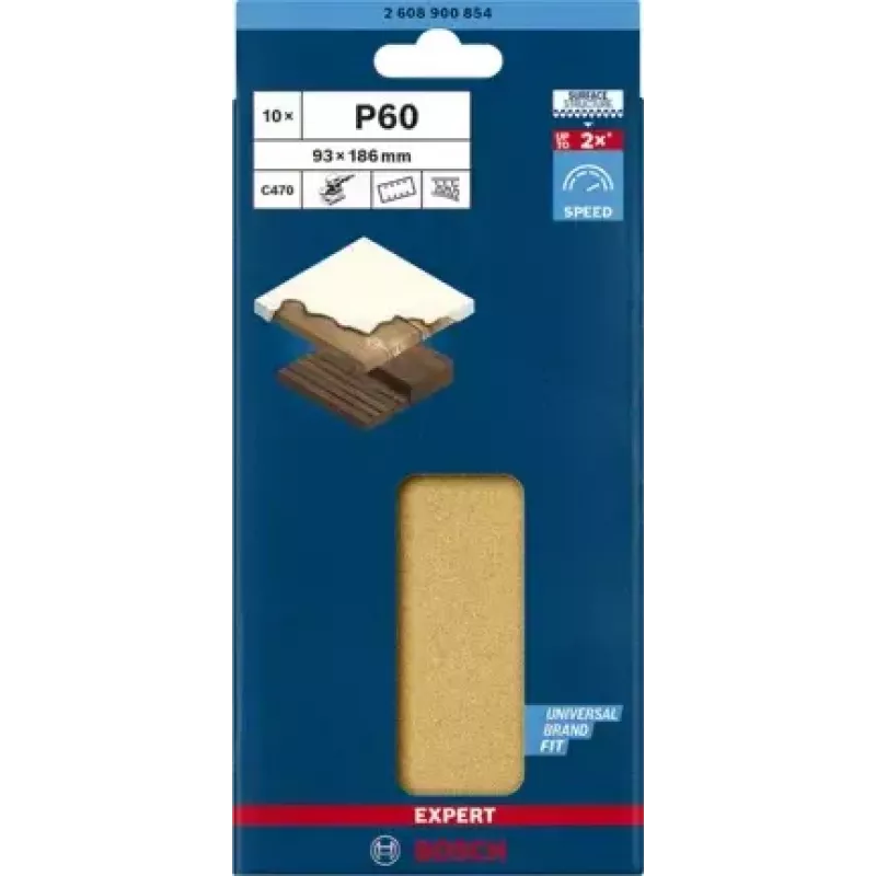 Bosch 2 608 900 854 Rotationswerkzeug Schleif-/Schmirgelzubehör Holz Schleifblatt