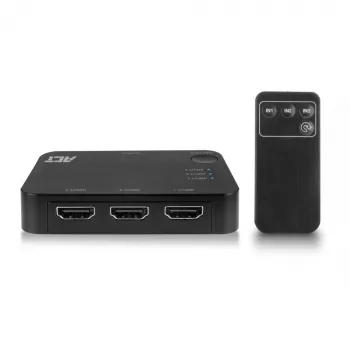ACT 4K HDMI Switch 3x1 Schwarz 60Hz 1920x1080 3840x2160
