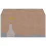 Briefumschlag Sigel DU260 DL 110 x 220 mm Beige Weiß Gelb 25 Stück