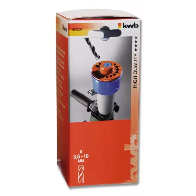 Schleifvorrichtung kwb Bohrerschleifvorrichtung Metall Blau Grau Rot 192 mm