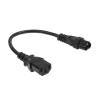 Netzkabel ACT C6 - C13 schwarz 0,2 m 250 V 2,5 A