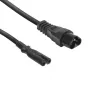 ACT Netzkabel C6 - C7 schwarz 0,2 m