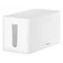 Hama Mini Schreibtisch-/Boden-Kabelbox Weiß