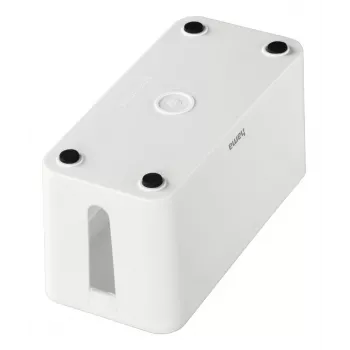 Hama Mini Schreibtisch-/Boden-Kabelbox Weiß