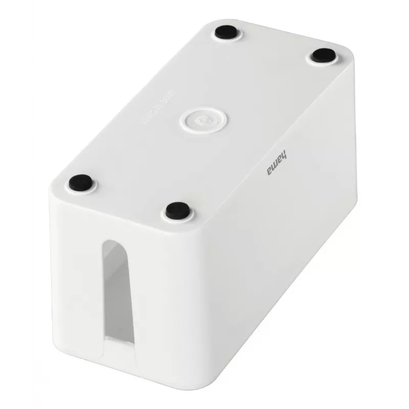 Hama Mini Schreibtisch-/Boden-Kabelbox Weiß