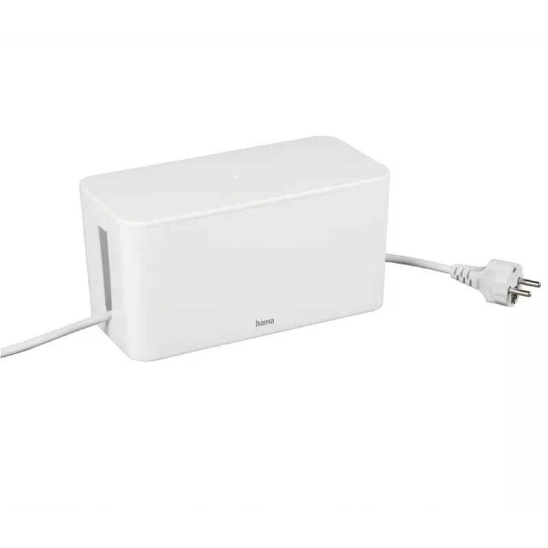 Hama Mini Schreibtisch-/Boden-Kabelbox Weiß