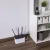 Hama Mini Schreibtisch-/Boden-Kabelbox Weiß